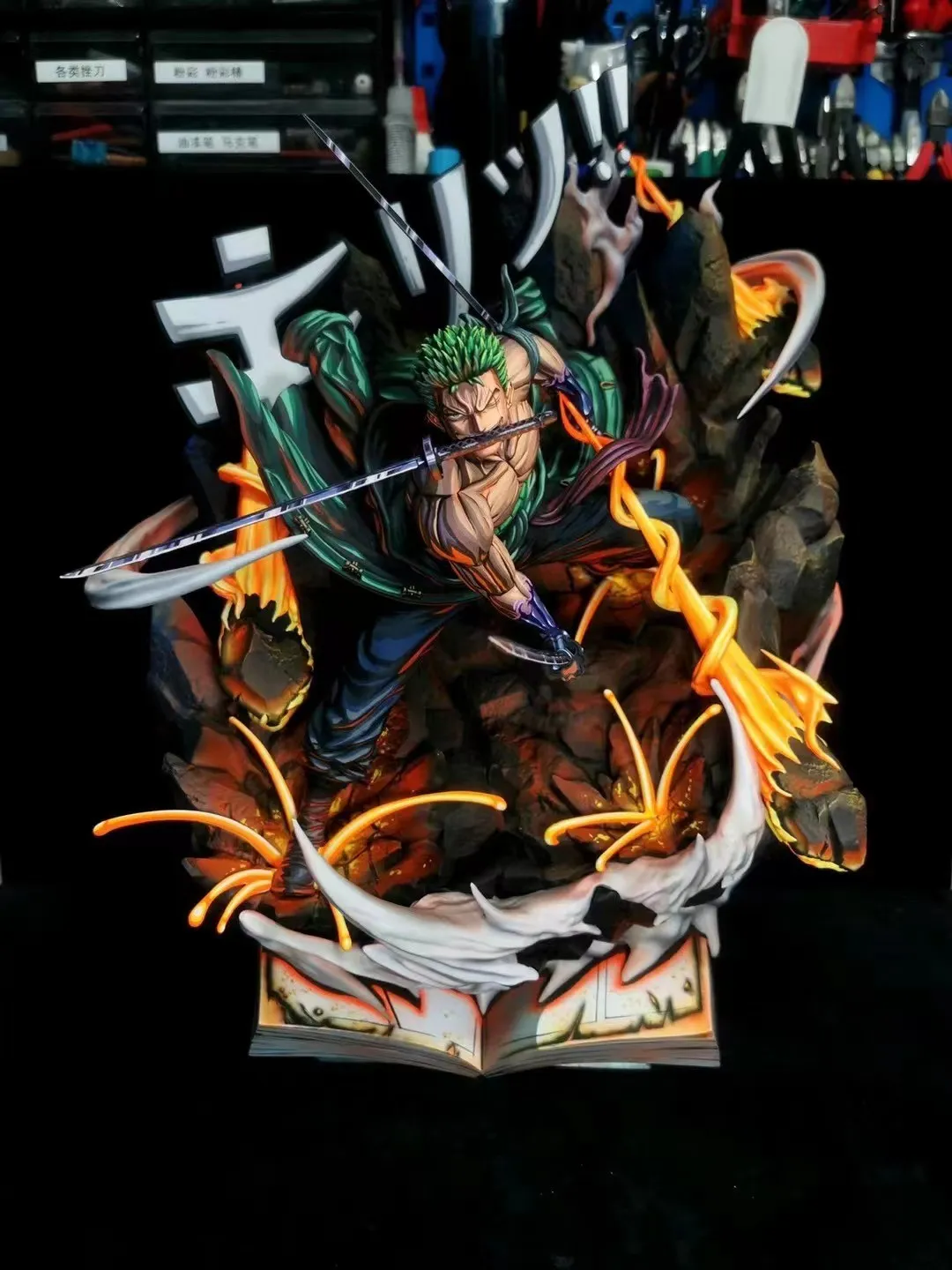 aee080fb9bf9d424 【In Stock】Champion Studio ONE PIECE Roronoa Zoro 1/6 Resin Statue - Image 1
