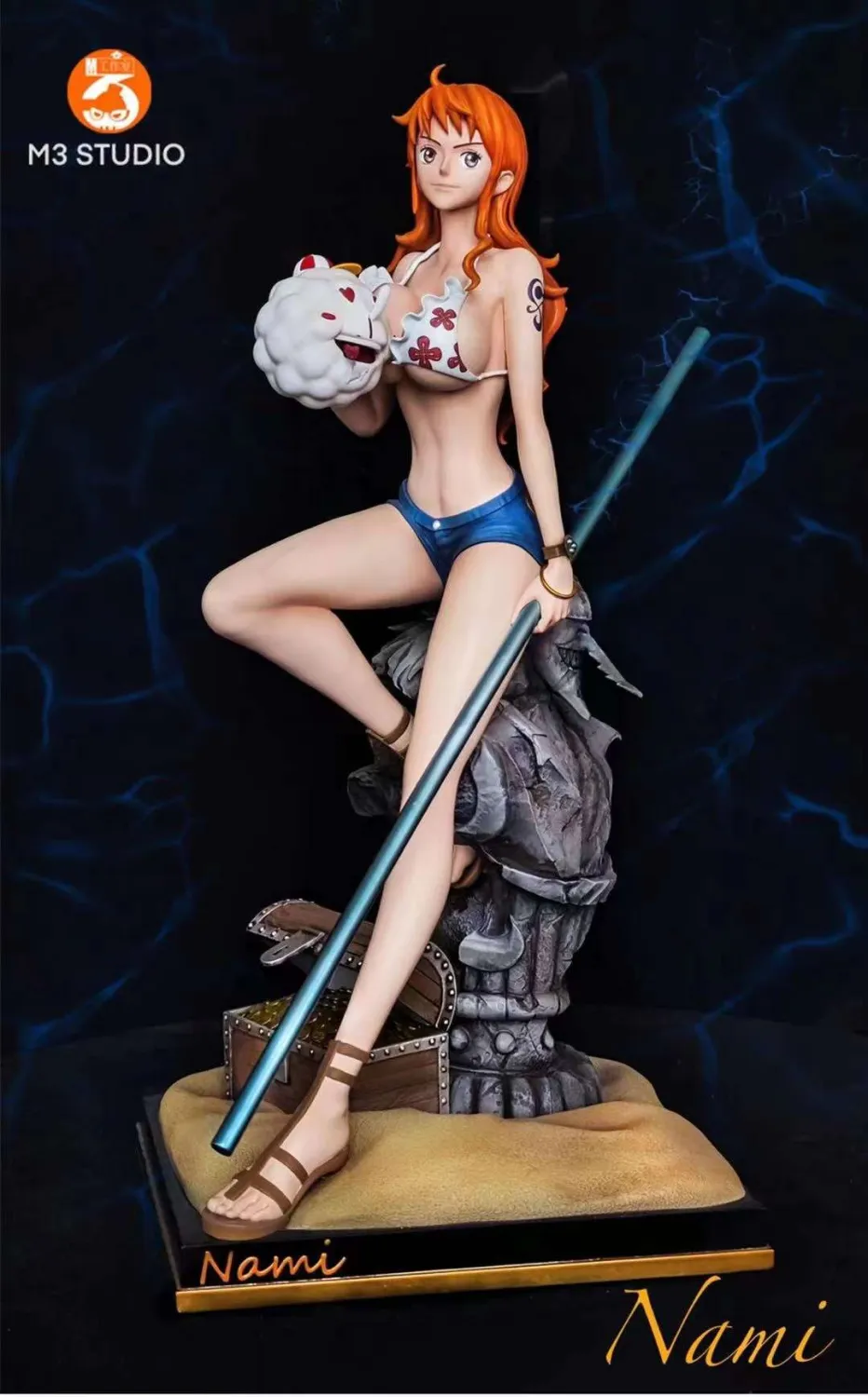 b41568a6281d575d 【Pre order】M3 Studio One Piece Nami Resin Statue - Image 1
