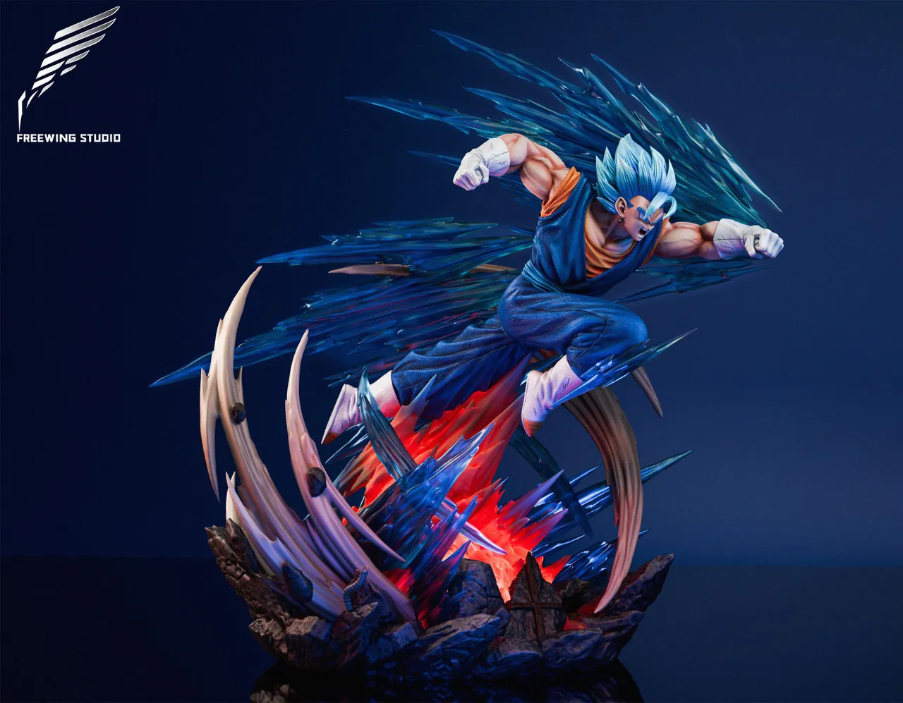 b432f73985cc1de0 【Pre order】Freewing Studio 1/4 Vegetto with LED - Image 1