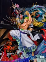 【In Stock】JIMEI Palace One Piece Wano Zoro VS Hawkins Resin Statue（Copyright） - Image 4