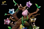 【Pre order】DM-STUDIO Pokemon ecological series Clefairy&Jirachi Resin Statue - Image 4