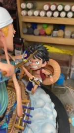 【Pre order】Super Fantasy Sdutio One Piece SD Luffy vs Enel Resin statue - Image 9