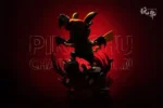【Pre order】WanJie Studio Pokemon Pikachu Cos Chainsaw Man-Denji Resin Statue - Image 7