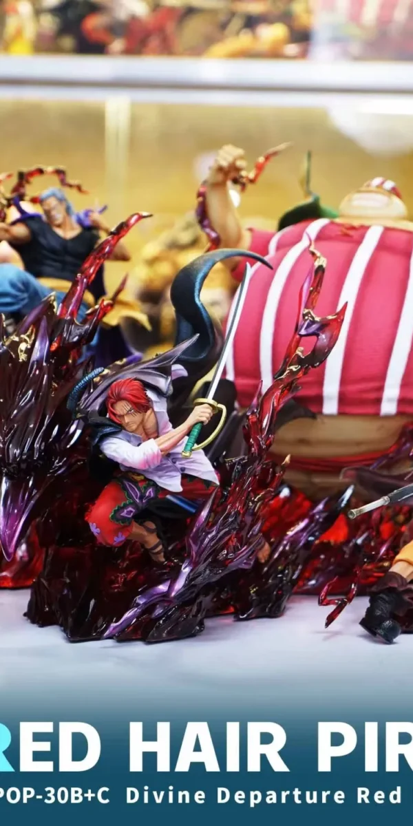 【In Stock】JacksDo Studio POP One Piece Red Hair Pirates Members 4 man