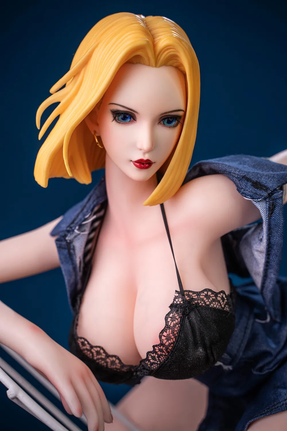 c8cb9c36051bd396 【In Stock】Lingyun Studio 1/3 Dragon Ball Android 18 Silicone Doll - Image 1