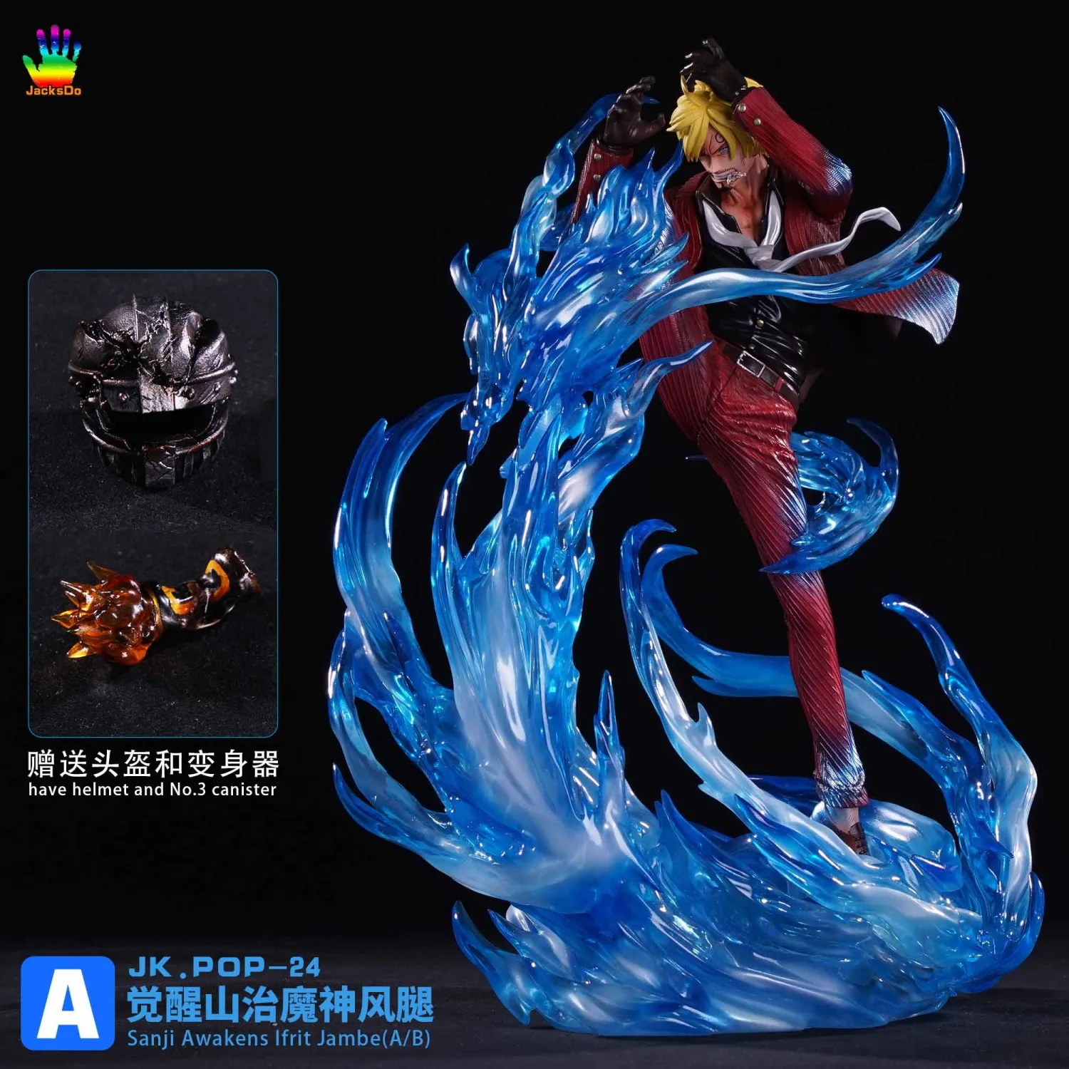 cc8f708ca395b494 【In Stock】JacksDo Studio One Piece Sanji Resin Statue - Image 1