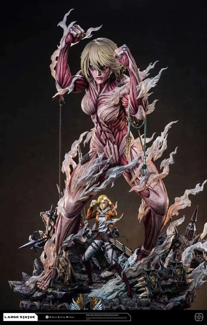 cddb21bde5cbe8f6 【Pre order】Hertz Studio - Attack on Titan Annie Leonhart & Female Titan - Image 1
