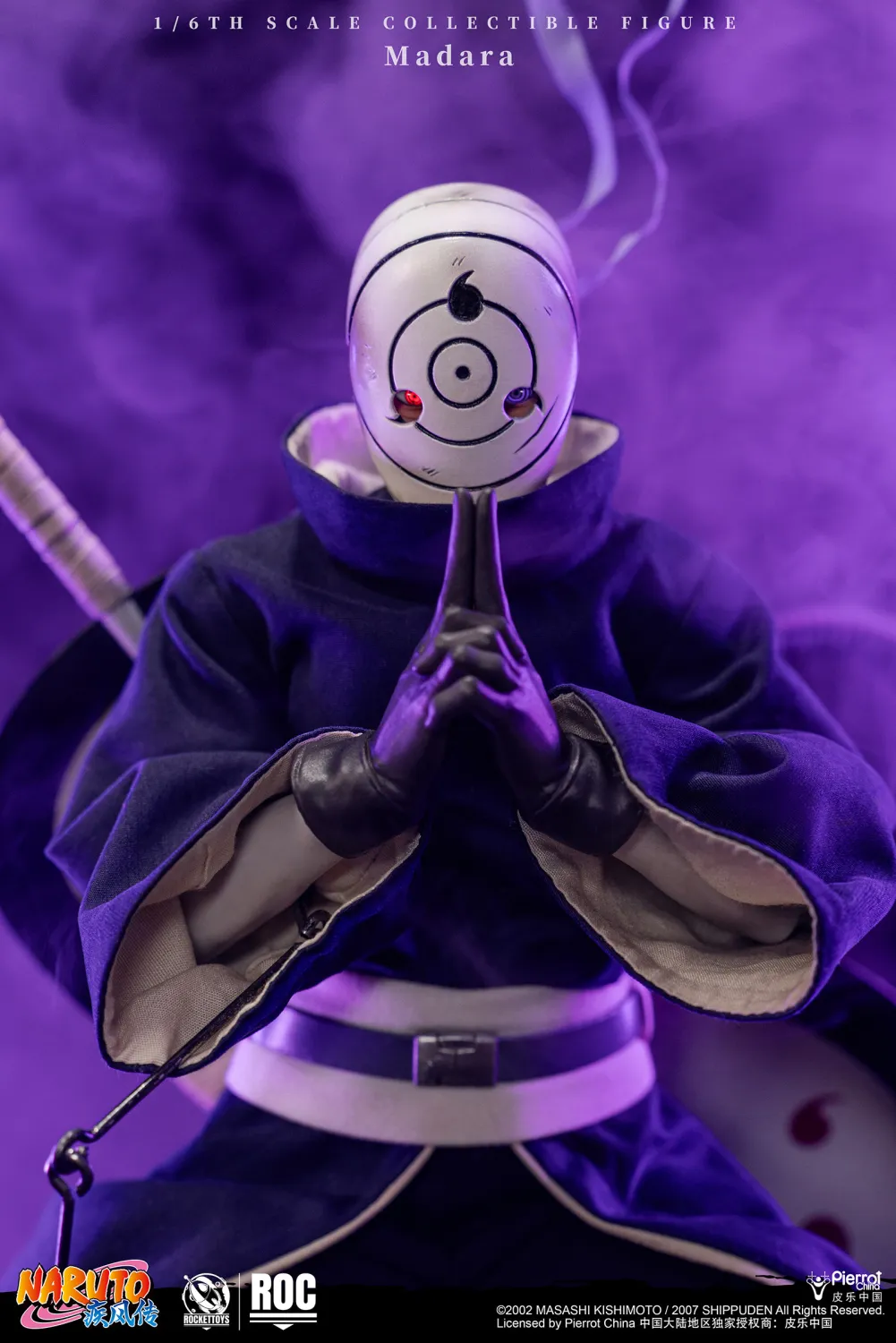 d22122b4b5f6248d 【Pre order】Rocket Toys 1/6 Naruto Madara Action Figure ROC-021 (Copyright) - Image 1