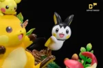 【Pre order】DM STUDIO Pokemon Electric type family Resin Statue - Image 9