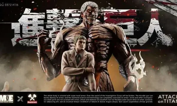 【Pre order】MKE Studio Attack on Titan Reiner Braun ライナー・ブラウン The Armored Titan Resin Statue Deposit