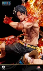 【In Stock】RYU Studio ONE PIECE Battle of Marineford Ace&Luffy 1/6 copyright Resin Statue - Image 5