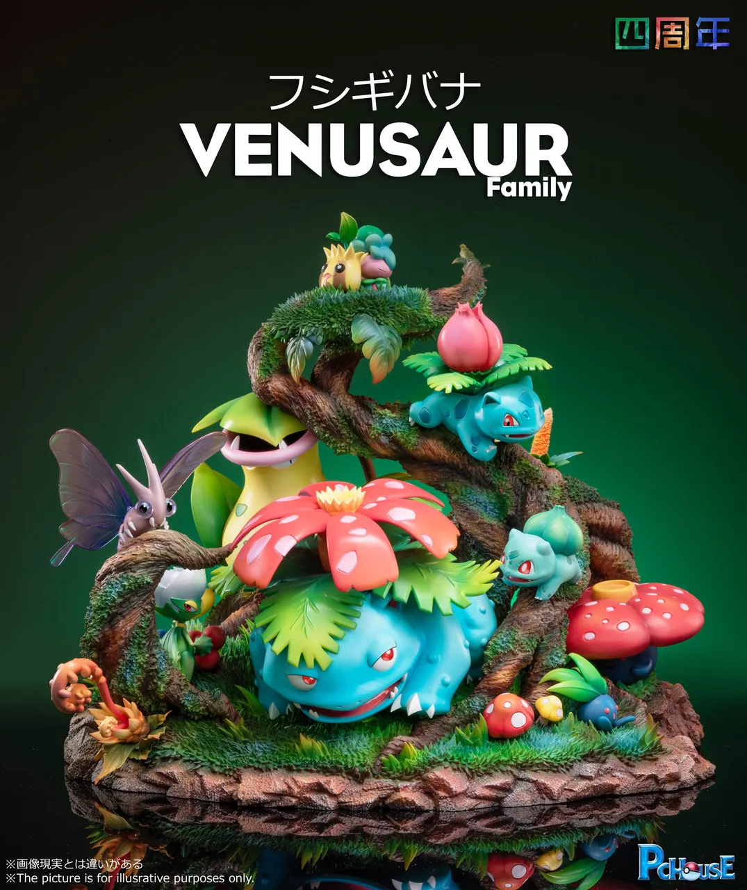 dd27b57f55913be3 【Pre order】PcHouse Studio Venusaur Family - Image 1