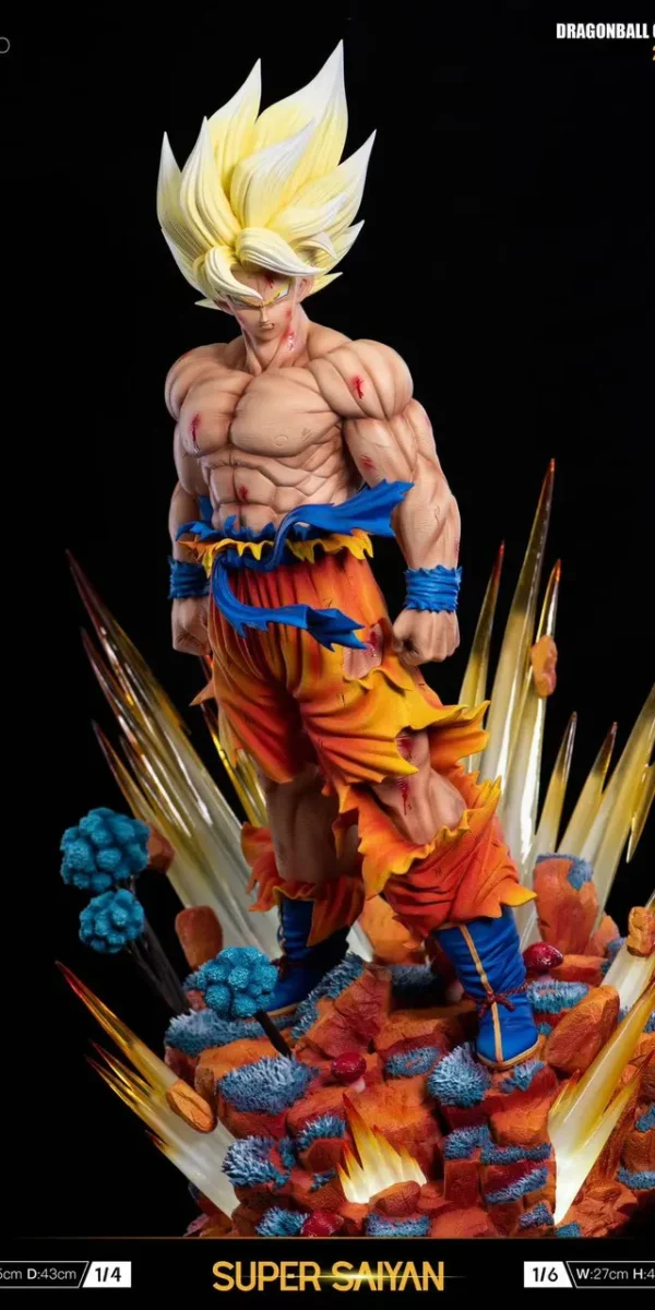 【In Stock】DU Studio 1/6 & 1/4 Super Saiyan Son Goku with LED