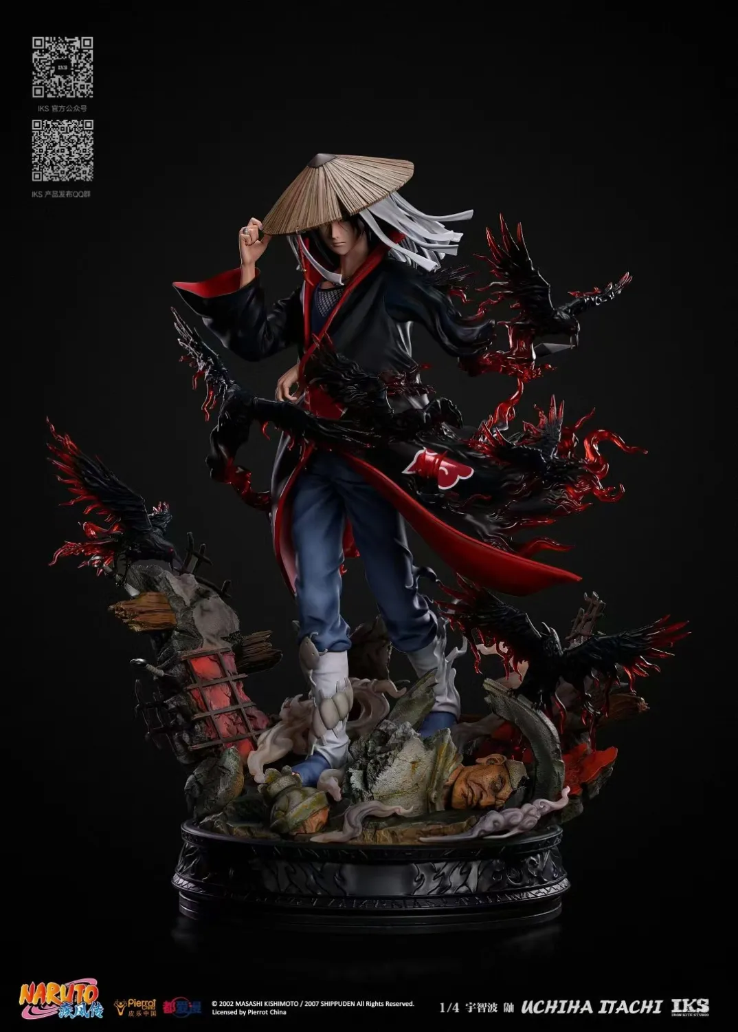 ddeace05105b773b 【Pre order】Iron Kite Studio Naruto Uchiha Itachi 1/4 Scale Resin Statue Deposit(Copyright) - Image 1