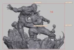 【Pre order】Sheep Studio 1/6 Dragon Ball 23rd Tenkaichi Budokai piccolo vs Kakarot - Image 6
