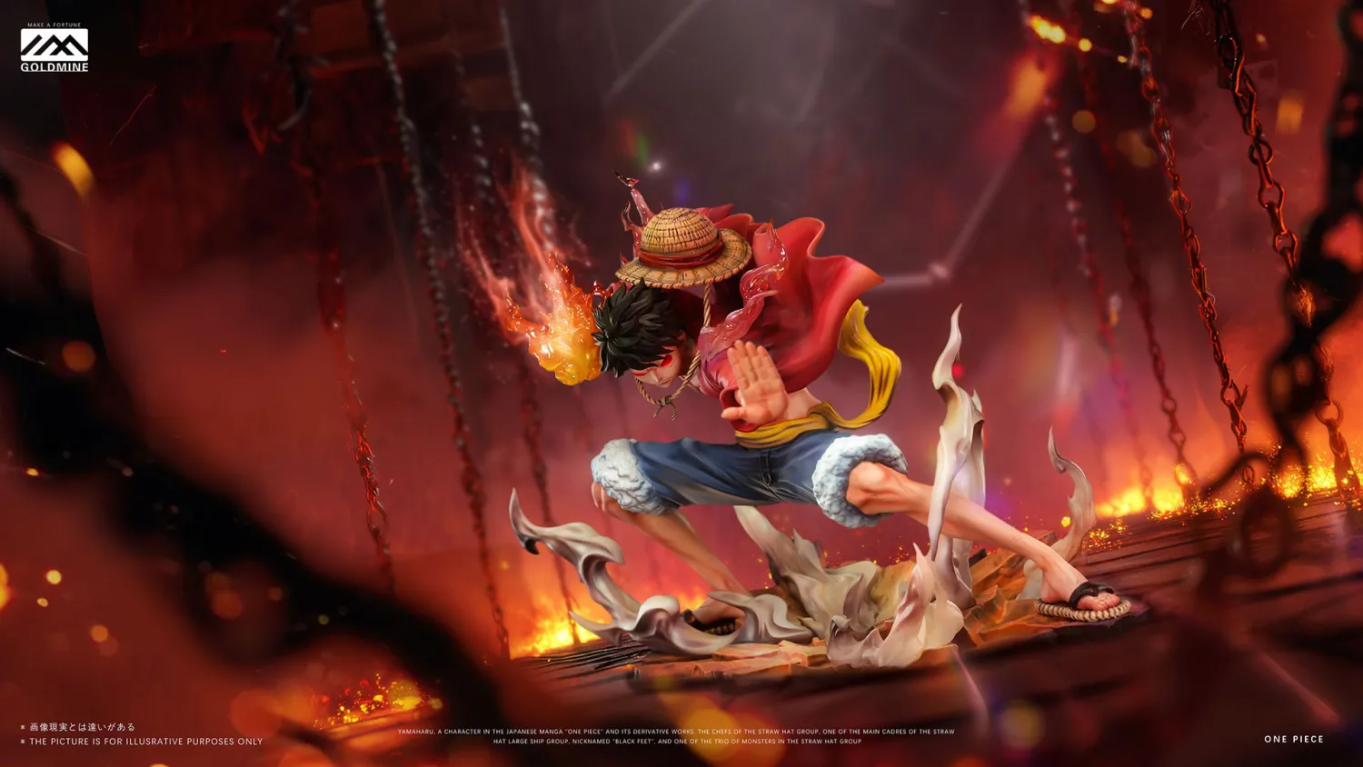 de8f60d4c3ded867 【Pre order】GoldMine Studio POP One Piece Luffy - Image 1