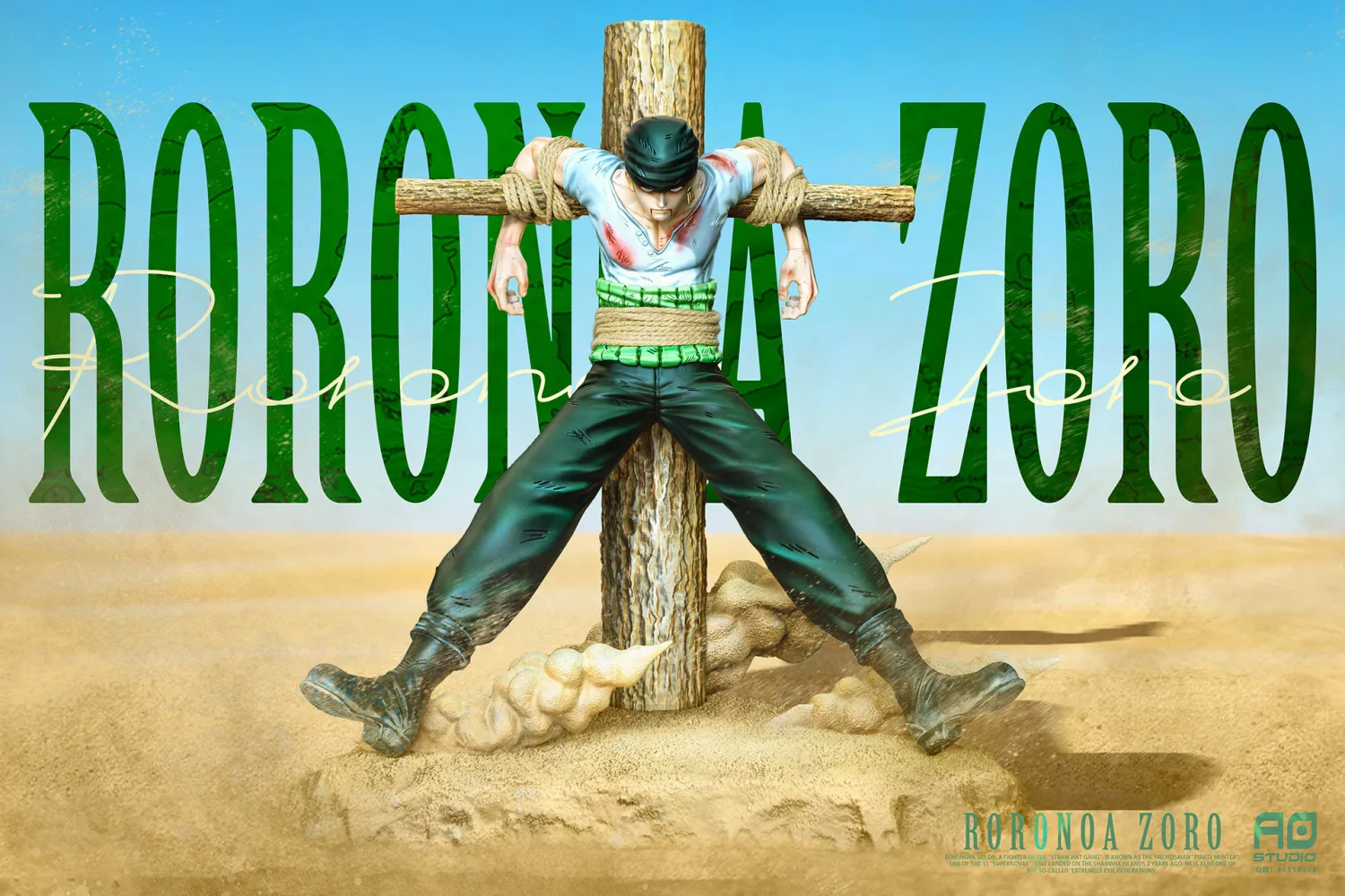 df97a9f4932de707 【Pre order】 AO Studio POP & 1/6 One Piece Zoro - Image 1