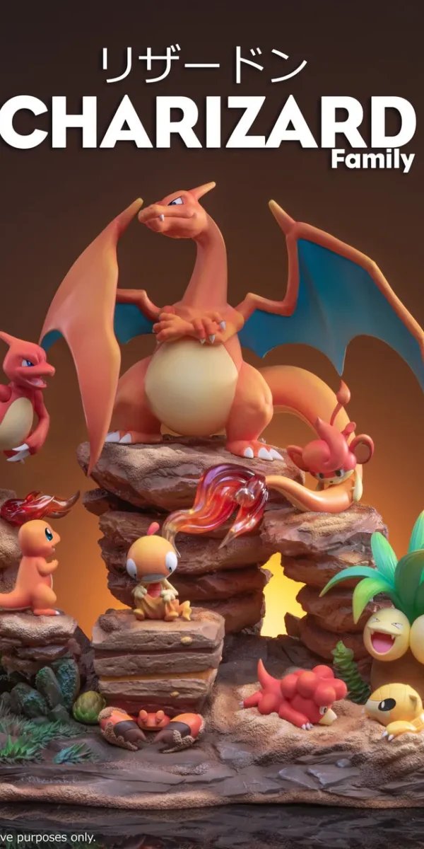 【Pre order】PC House Pokemon Charizard Family