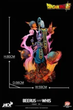 【In Stock】 HEX Collectibles Studio 1/4 Dragon Ball Beerus & Whis (Copyright) - Image 2