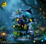 【Pre order】 Moon Shadow Studio Pokémon Umbreon Natural scene