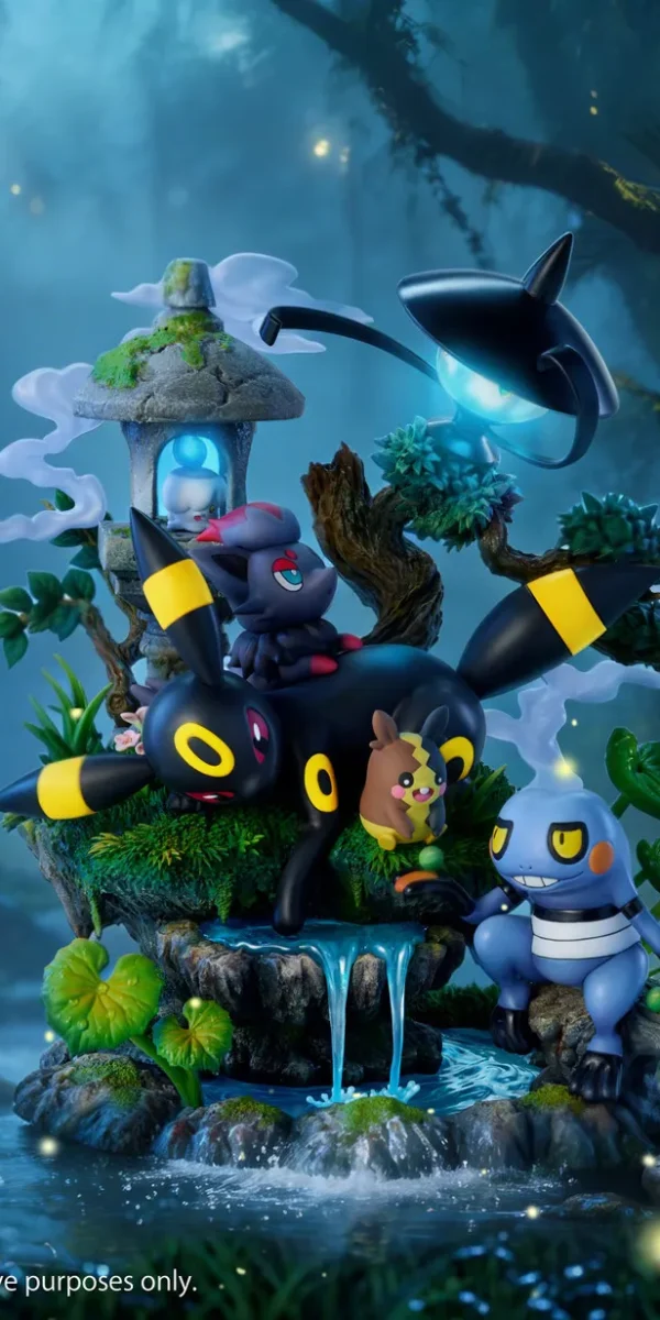 【Pre order】 Moon Shadow Studio Pokémon Umbreon Natural scene