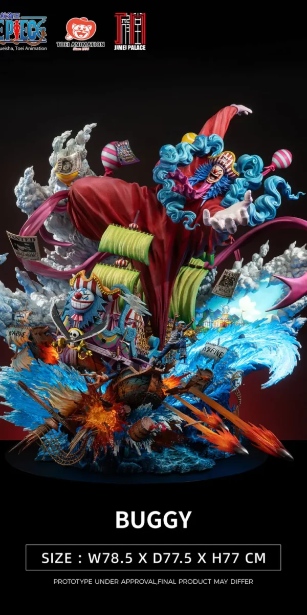 【Pre order】JIMEI Palace - One Piece New Yonko Buggy (Copyright)