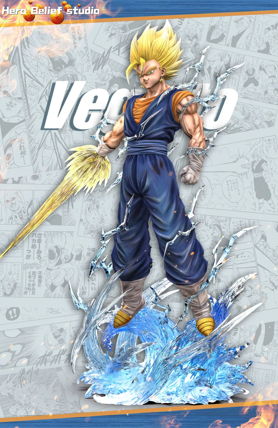 ebaf7c09fa775964 【Pre order】 Hero Belief Studio 1/6&1/4 Vegeta - Image 1