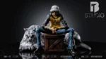 【In Stock】BT Studio One Piece Sitting posture Trafalgar D. Water Law Resin Statue - Image 5