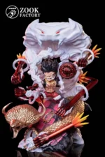 【In Stock】Zook Factory One Piece Gear Fourth Snake man Luffy Resin Statue - Image 3