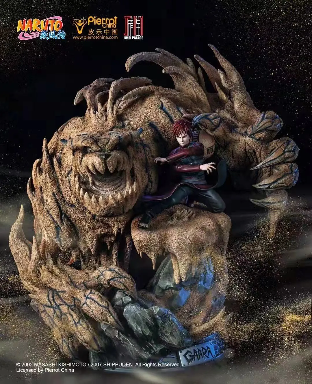 eee2e55e1f1bf75c 【In Stock】JIMEI Palace Naruto Gaara 1:6 Scale Resin Statue(Copyright) - Image 1