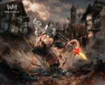 【Pre order】WM Studio Attack On Titan Cart Titan with LED