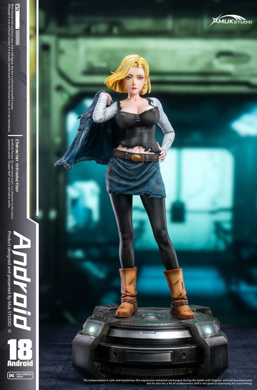 f26d14b21494444e 【Pre order】MUK Studio 1/4 Android 18 with LED - Image 1