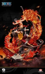 【In Stock】RYU Studio ONE PIECE Battle of Marineford Ace&Luffy 1/6 copyright Resin Statue - Image 3