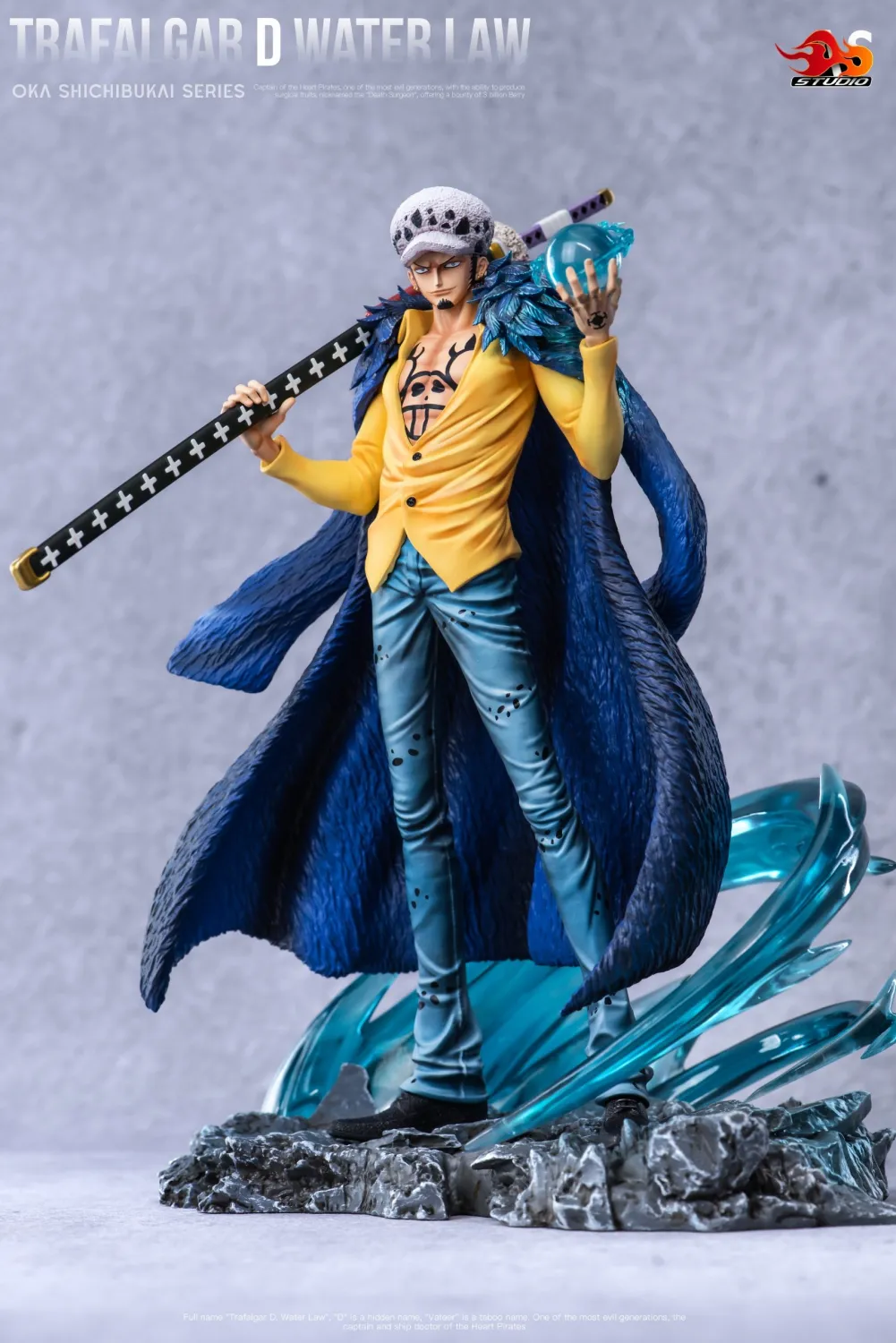 f2e0554498eb0379 【Pre order】AS Studio - One Piece Seven Warlords of the Sea Trafalgar D. Water Law - Image 1