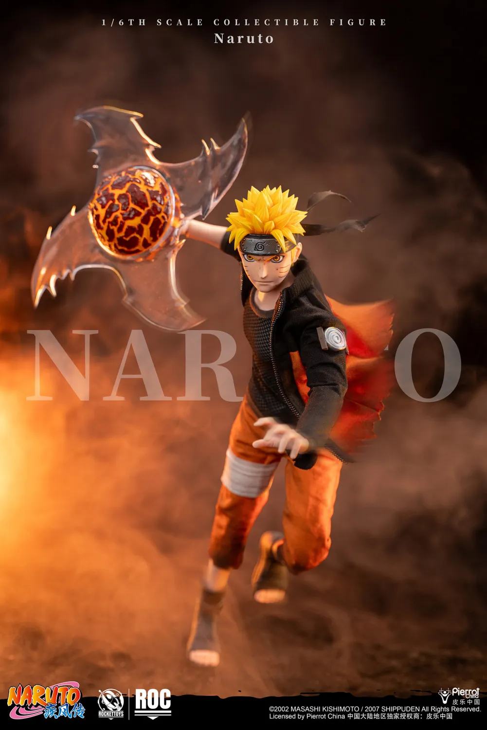 f2e173697ffec3e0 【Pre order】Rocket Toys 1/6 Naruto Battle damage Naruto Uzumaki Action Figure ROC-012 (Copyright) - Image 1