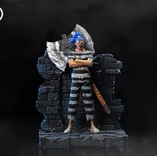 【In Stock】Lightning Studio One Piece prison Buggy Resin Statue