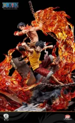 【In Stock】RYU Studio ONE PIECE Battle of Marineford Ace&Luffy 1/6 copyright Resin Statue - Image 10