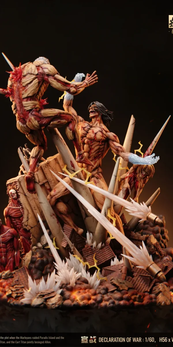 【In Stock】ZaoHua Studio Declaration Of War Eren Jaeger Vs Reiner Braun