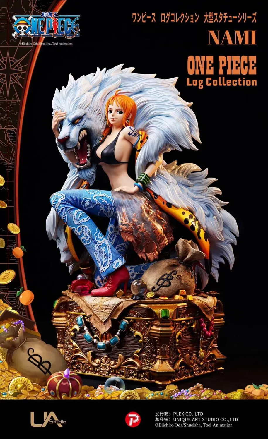 f4f90037b95e628a 【In Stock】Unique Art Studio One Piece PLEX Nami 1/4 Resin statue (Copyright) - Image 1