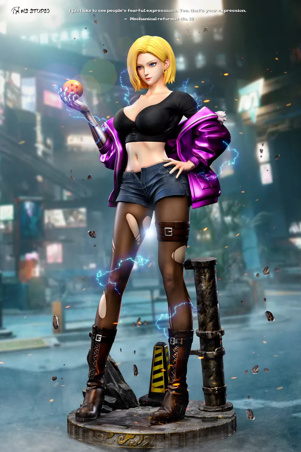f806f7149ab215ea 【Pre order】MS Studio 1/8 Dragon Ball Android 18 - Image 1