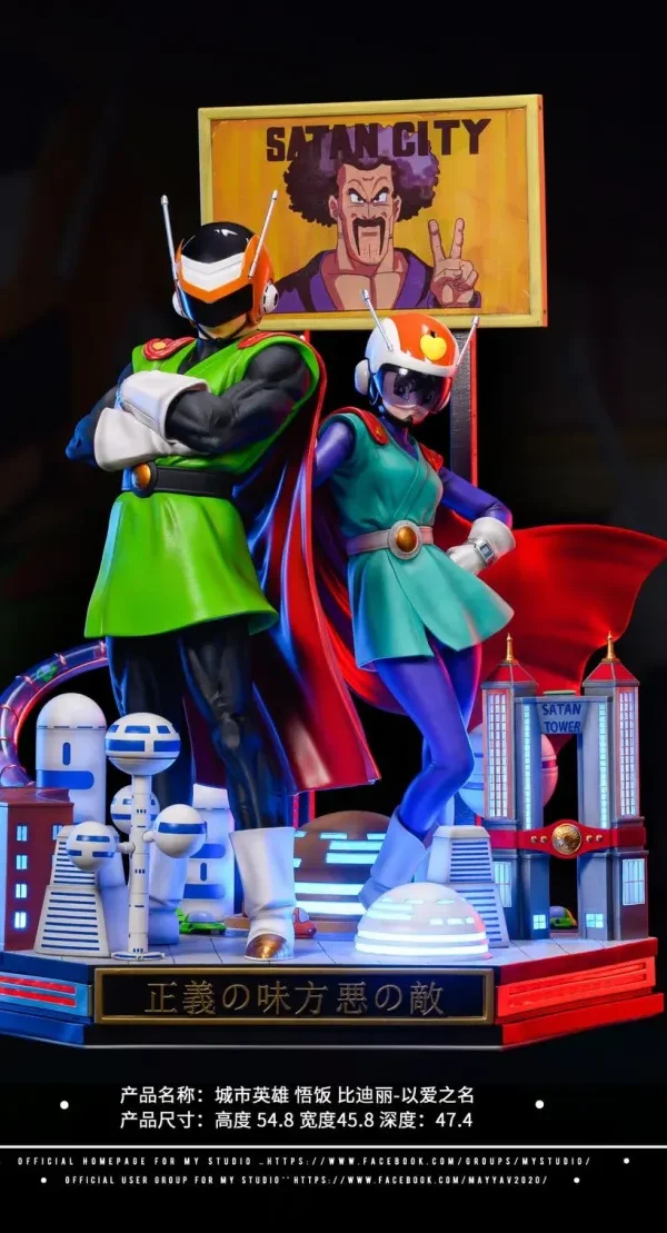 【In Stock】Yav May studio 1/6 Dragon Ball Son Gohan & Videl with LED