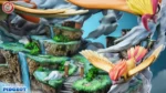 【In Stock】Fantasy Studio Pokemon Pidgeot family Resin Statue - Image 8