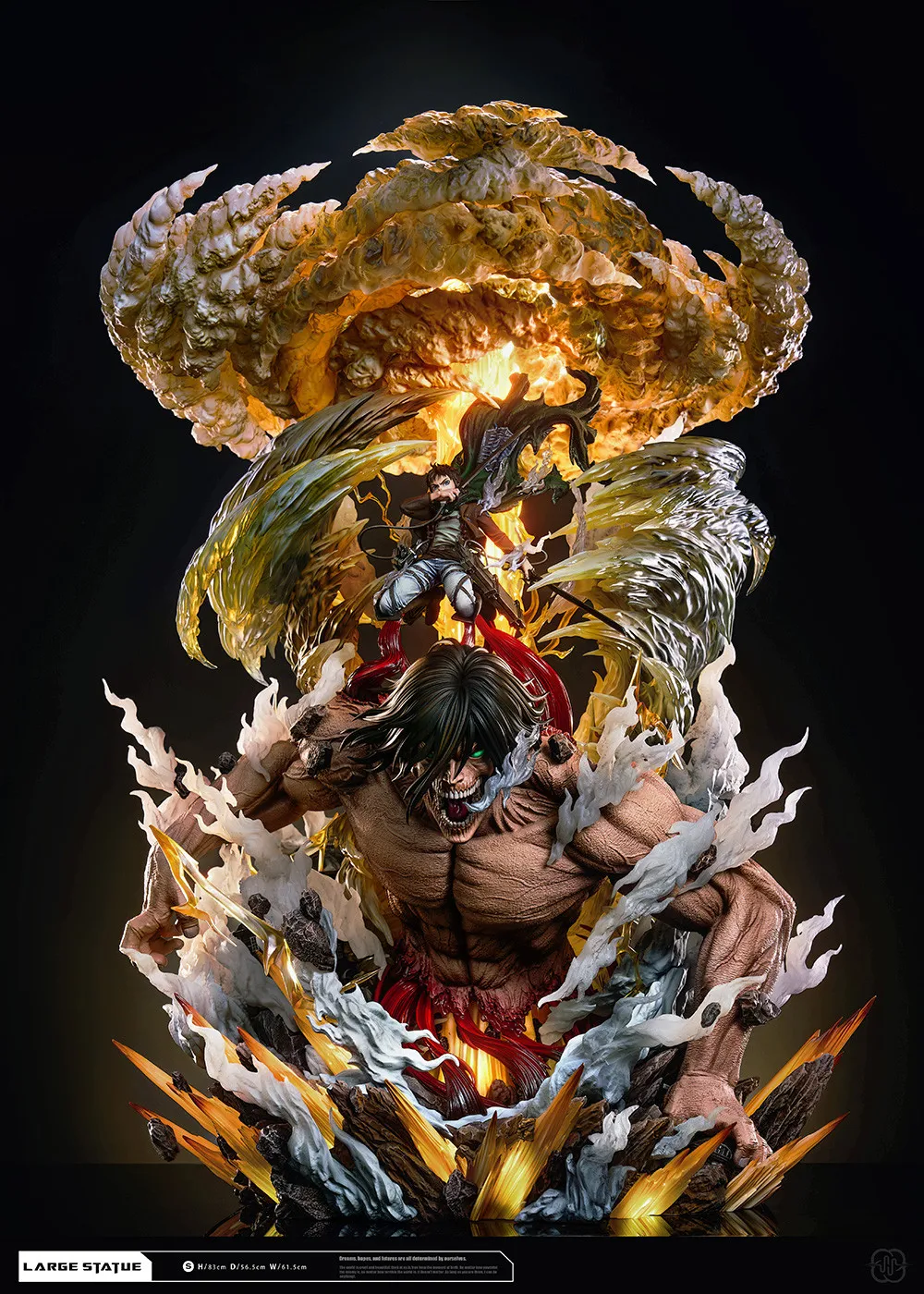 fb8066c2fdbb9817 【Pre order】Hertz Studio - Attack on Titan Eren Jaeger - Image 1