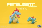 【Pre order】MG Studio Pokemon Totodile Evolutionary group 1/20 Resin Statue - Image 3