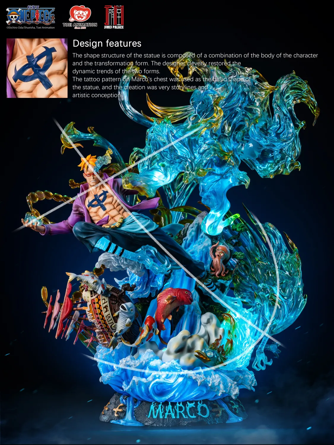 fd92fd996d6af01d 【In Stock】JIMEI Palace ONE PIECE Marco Resin Statue (Copyright) - Image 1