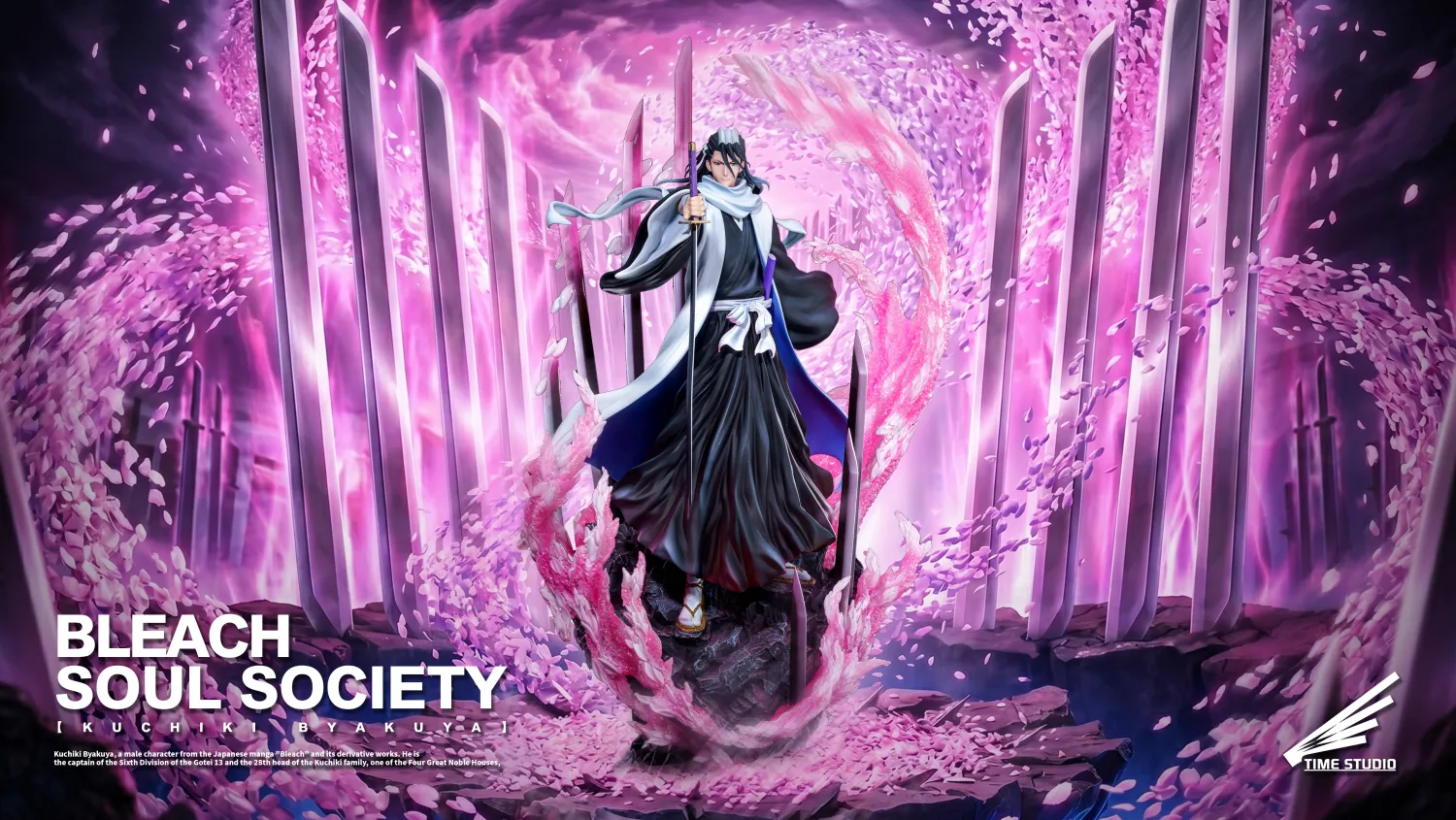 ff8848c995fa36b4 【Pre order】Time Studio - Bleach Soul Society Kuchiki Byakuya - Image 1