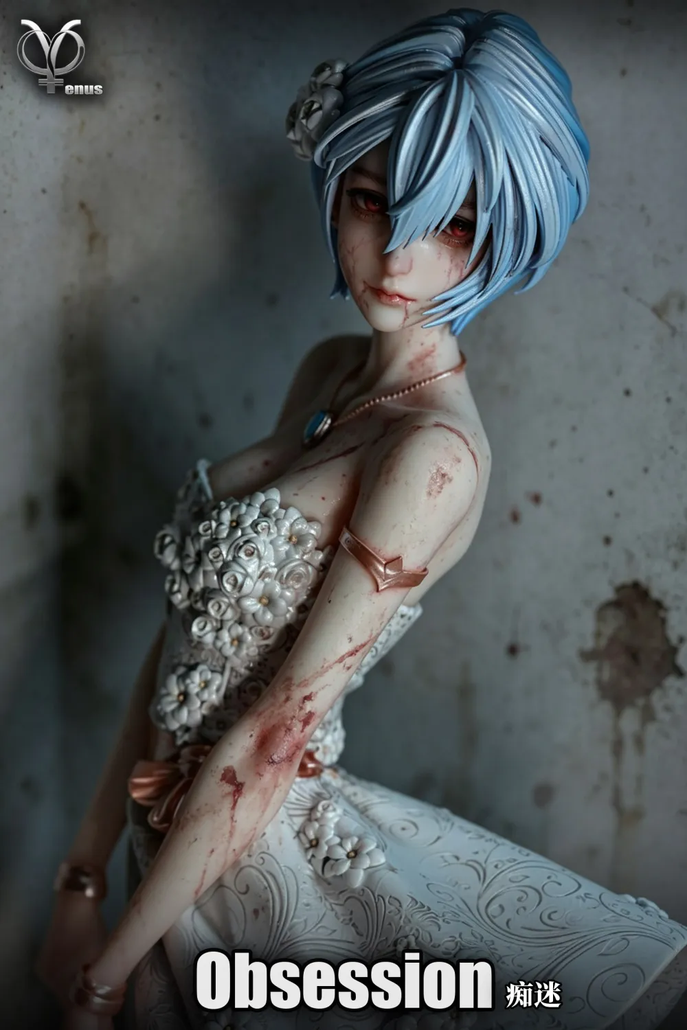 1090a21bd700c79a 【Pre order】Venus Studio 1/4 Evangelion Ayanami Rei Wedding Dress Statue - Image 1