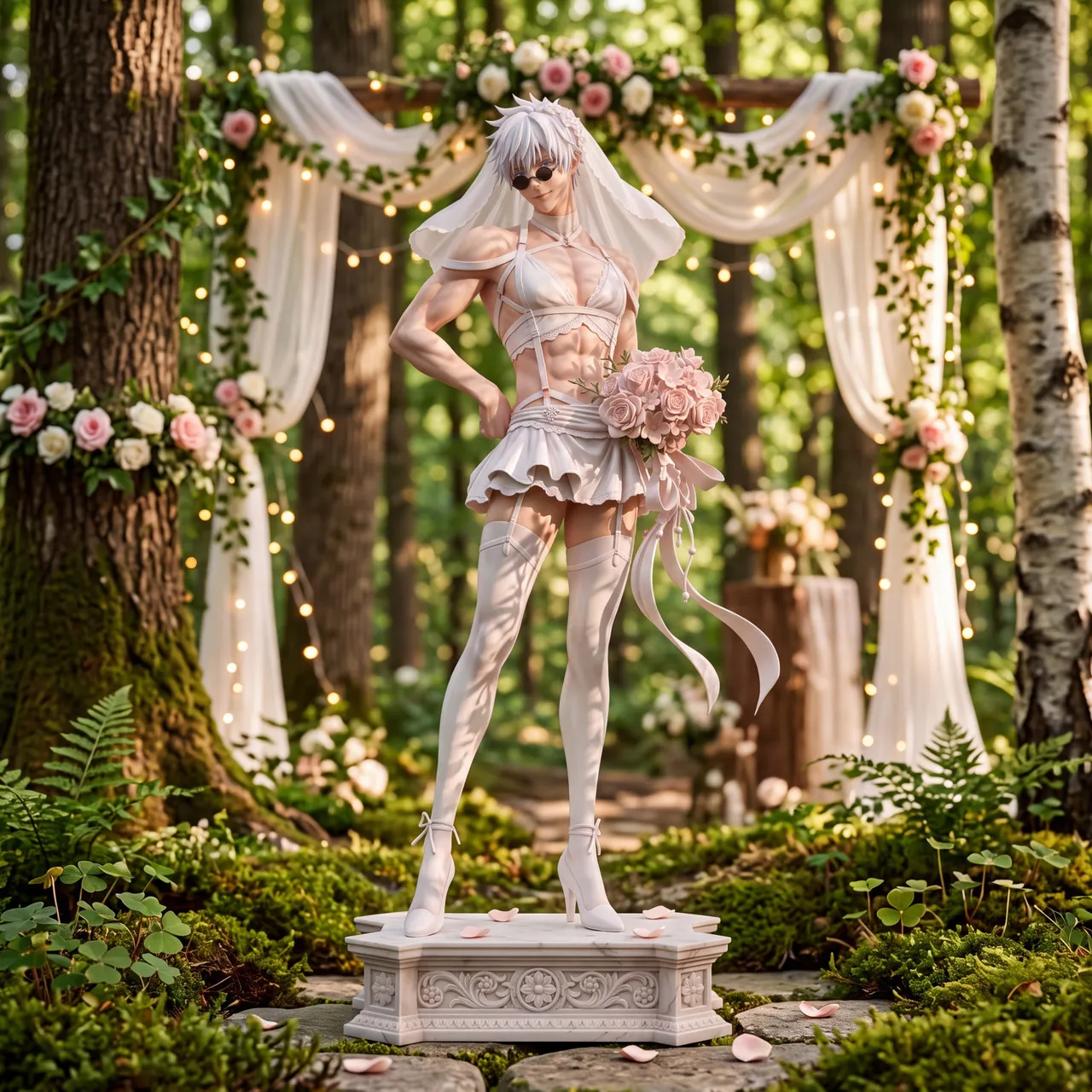 17fdf97c42a56cb2 【Pre order】GY Studio 1/6 Jujutsu Kaisen Gojo wedding dress - Image 1