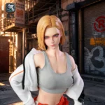 【Pre order】BoxQi Studio 1/6 Android 18 Platinum Silicone Articulated Action Figure HQ03 Dragon Ball - Image 6