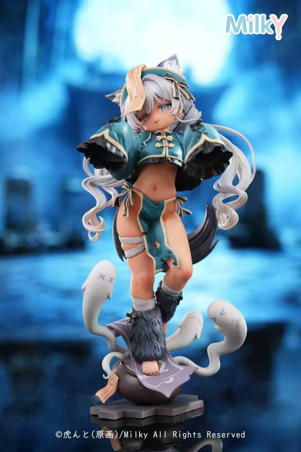 209ef58f5f95613d 【Pre order】Milky Studio Original Character Jiangshi Fox Girl Ver. Figure Illustration by Toranto - Image 1